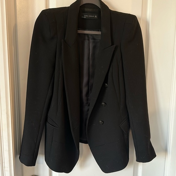 Rare Zara Woman Black Label Structured Blazer - Picture 1 of 2